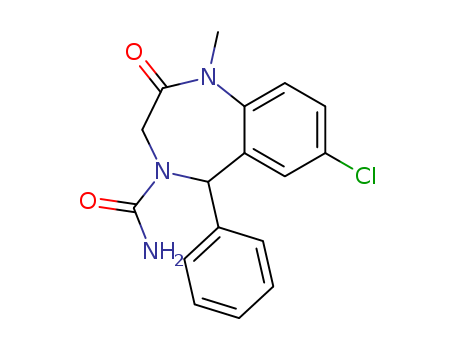 4H-1,4-Benzodiazepine-4-carboxamide,7-chloro-1,2,3,5-tetrahydro-1-methyl-2-oxo-5-phenyl-