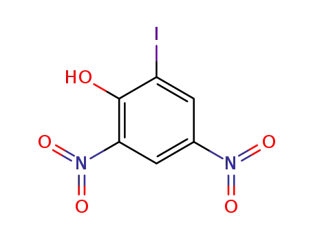 Molecular Structure of 15968-55-5 (6-iodo-2,4-dinitrophenol)