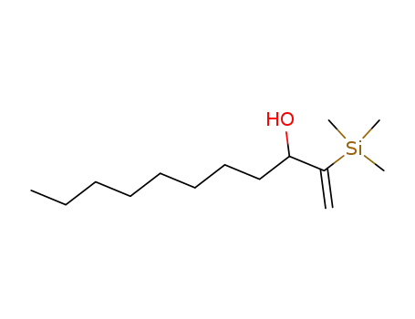 Molecular Structure of 86997-34-4 (1-Undecen-3-ol, 2-(trimethylsilyl)-)