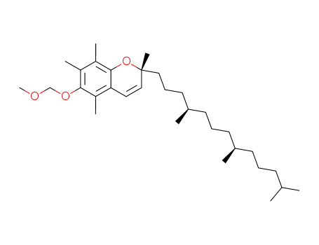 Molecular Structure of 120680-10-6 ((2R,4'R,8'R)-3,4-Didehydro-6-O-(methoxymethyl)-α-tocopherol)