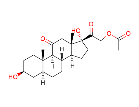 5a-Pregnane-11,20-dione, 3b,17,21-trihydroxy-, 21-acetate(6CI,7CI,8CI) cas  1856-12-8