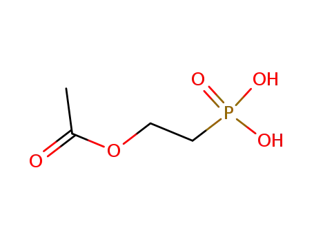 Molecular Structure of 32541-80-3 (β-Acetoxyethanphosphonsaeure)