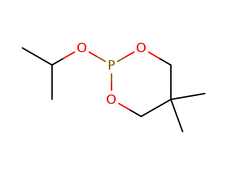 Molecular Structure of 1009-82-1 (1,3,2-Dioxaphosphorinane, 5,5-dimethyl-2-(1-methylethoxy)-)