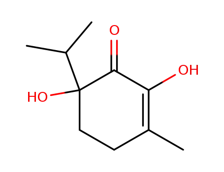 2-Cyclohexen-1-one, 2,6-dihydroxy-3-methyl-6-(1-methylethyl)-