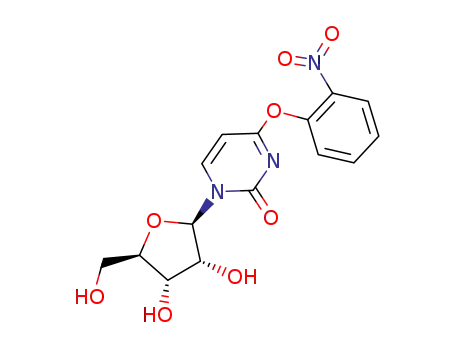 Molecular Structure of 108782-92-9 (Uridine, 4-O-(2-nitrophenyl)-)