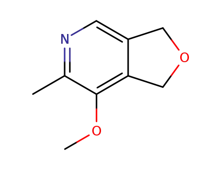 Molecular Structure of 104307-95-1 (1,3-dihydro-6-methyl-7-methoxyfuro(3,4-c)pyridine)