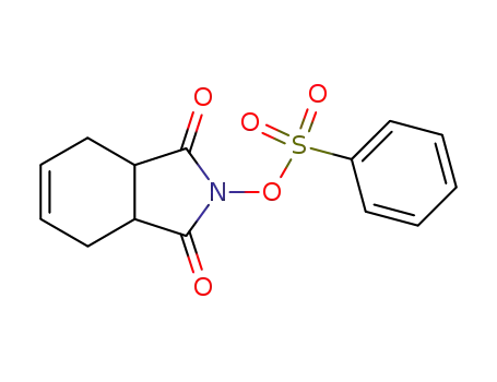 1H-Isoindole-1,3(2H)-dione,
3a,4,7,7a-tetrahydro-2-[(phenylsulfonyl)oxy]-