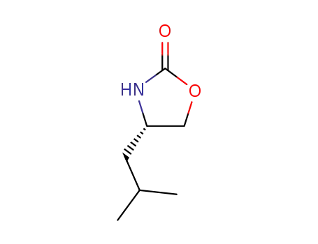 Molecular Structure of 17016-85-2 ((S)-4-Isobutyl-2-Oxazolidinone)