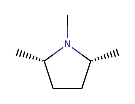 Molecular Structure of 18887-24-6 (Pyrrolidine, 1,2,5-trimethyl-, cis-)