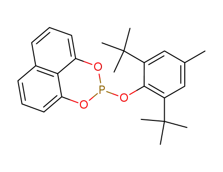Molecular Structure of 93701-62-3 (2-(2,6-Di-tert-butyl-4-methyl-phenoxy)-1,3-dioxa-2-phospha-phenalene)