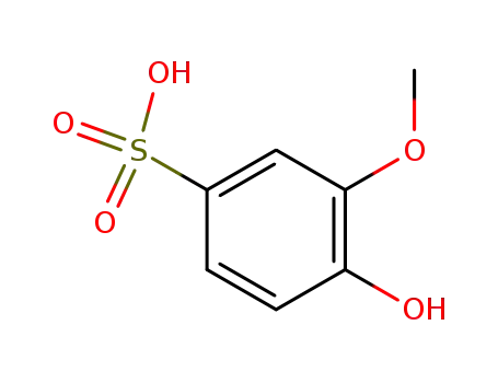 4-Hydroxy-3-methoxybenzenesulfonic acid