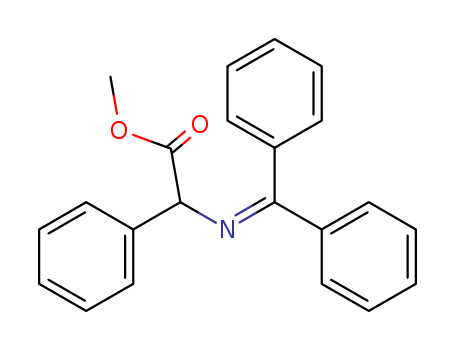 Benzeneacetic acid, a-[(diphenylmethylene)amino]-, methyl ester