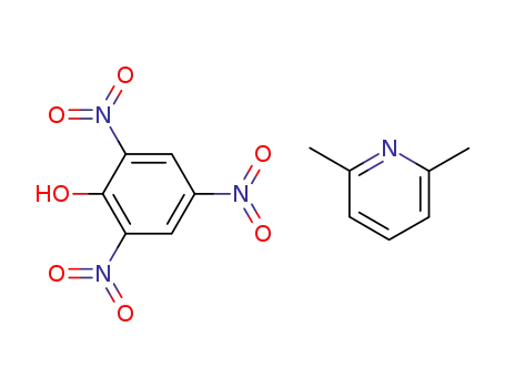 Molecular Structure of 16625-32-4 (2,4,6-trinitrophenol - 2,6-dimethylpyridine (1:1))