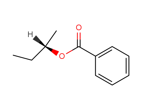 Molecular Structure of 4909-81-3 (Benzoic acid (S)-1-methylpropyl ester)