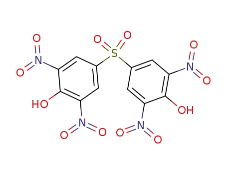 Molecular Structure of 42877-56-5 (2,6,2',6'-Tetranitro-4,4'-sulfonyl-di-phenol)