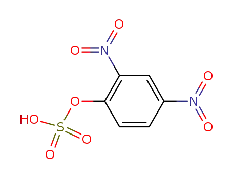 Molecular Structure of 17396-93-9 (Phenol, 2,4-dinitro-, hydrogen sulfate (ester))