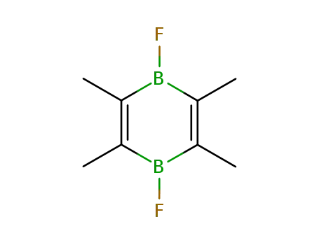 Molecular Structure of 20534-12-7 (1,4-difluoro-2,3,5,6-tetramethyl-1,4-diborinine)