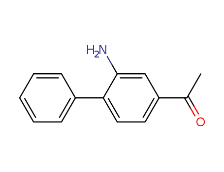 Molecular Structure of 42771-78-8 (1-(2-amino[1,1'-biphenyl]-4-yl)ethan-1-one)