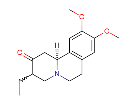 2H-Benzo[a]quinolizin-2-one,3-ethyl-1,3,4,6,7,11b-hexahydro-9,10-dimethoxy- cas  846-66-2