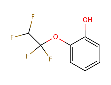 Molecular Structure of 88553-88-2 (2-(1,1,2,2-TETRAFLUOROETHOXY)PHENOL)