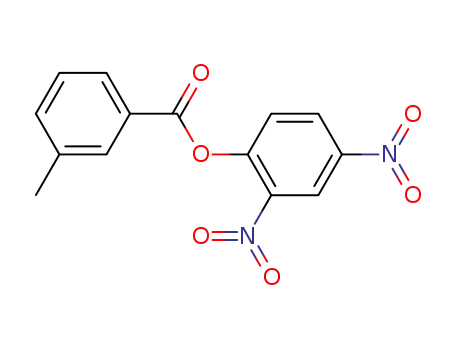 Molecular Structure of 36106-78-2 (Benzoic acid, 3-methyl-, 2,4-dinitrophenyl ester)