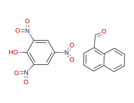 Molecular Structure of 30365-88-9 (1-Naphthalenecarboxaldehyde, compd. with 2,4,6-trinitrophenol (1:1))