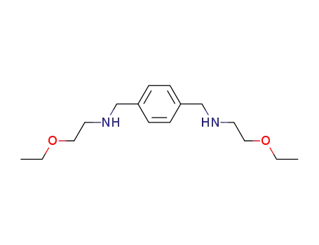 Molecular Structure of 93144-07-1 (N,N'-bis(2-ethoxyethyl)-p-xylene-alpha,alpha'-diamine)