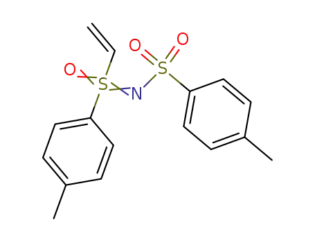 Molecular Structure of 89279-63-0 (S-p-tolyl-S-vinyl-N-(p-tolylsulfonyl)sulfoximine)