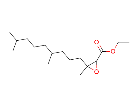 Molecular Structure of 54783-25-4 (ethyl 3-(4,8-dimethylnonyl)-3-methyloxirane-2-carboxylate)