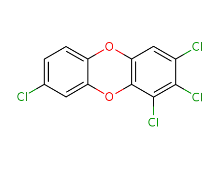 Molecular Structure of 53555-02-5 (1,2,3,8-TETRACHLORODIBENZO-PARA-DIOXIN)