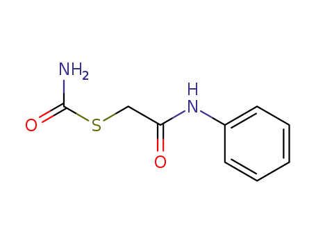 Molecular Structure of 5428-95-5 (2-carbamoylsulfanyl-N-phenyl-acetamide)