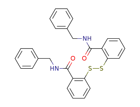 Molecular Structure of 2527-62-0 (Benzamide, 2,2'-dithiobis[N-(phenylmethyl)-)