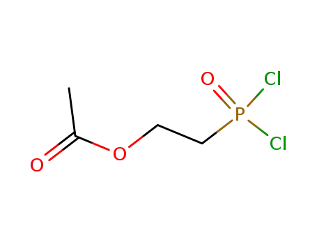 Molecular Structure of 50655-62-4 (2-Acetoxyethanphosphonseauredichlorid)