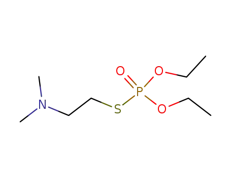 Molecular Structure of 3147-20-4 (THIOPHOSPHORIC ACID O,O'-DIETHYL ESTER-S-(2-DIMETHYLAMINO-ETHYL ESTER))