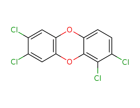 Molecular Structure of 34816-53-0 (1,2,7,8-TETRACHLORODIBENZO-P-DIOXIN)