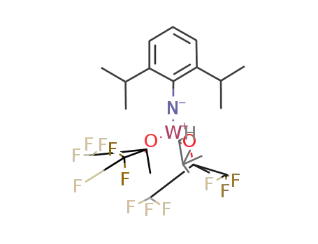 W(CH-t-Bu)(N-2,6-diisopropylphenyl)(hexafluoro-tert-butoxide)2