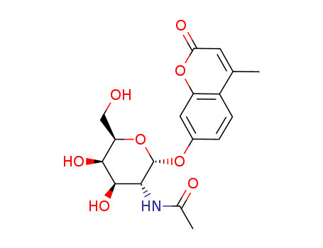 2H-1-Benzopyran-2-one,7-[[2-(acetylamino)-2-deoxy-a-D-galactopyranosyl]oxy]-4-methyl-