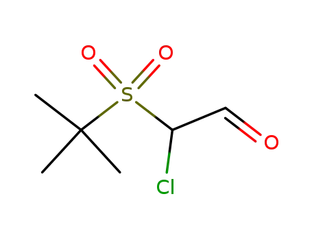 Molecular Structure of 855926-97-5 (chloro-(2-methyl-propane-2-sulfonyl)-acetaldehyde)