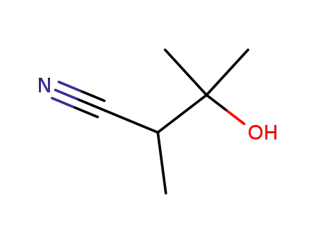 Molecular Structure of 51776-02-4 (Butanenitrile, 3-hydroxy-2,3-dimethyl-)
