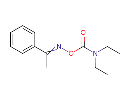N,N-Diethylcarbamic acid alpha-methylbenzylideneamino ester