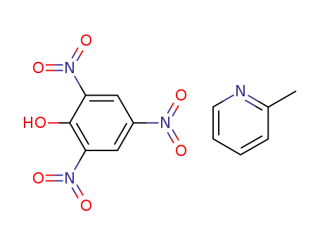 Molecular Structure of 15938-03-1 (2,4,6-trinitrophenol - 2-methylpyridine (1:1))