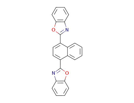 Molecular Structure of 5089-22-5 (Benzoxazole,2,2'-(1,4-naphthalenediyl)bis-)