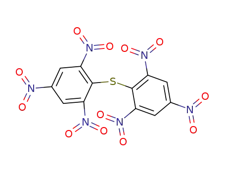 Molecular Structure of 2217-06-3 (bis(2,4,6-trinitrophenyl) sulphide)