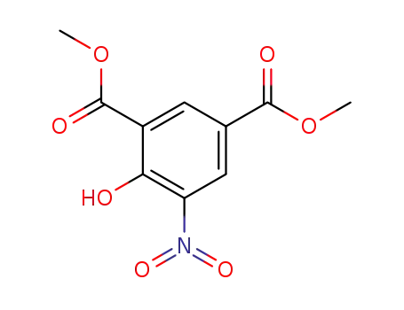 Molecular Structure of 22235-28-5 (4-hydroxy-5-nitro-isophthalic acid dimethyl ester)