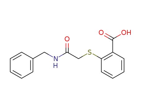 2-(benzylcarbamoyl-methylsulfanyl)-benzoic acid