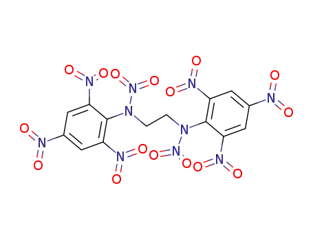 Molecular Structure of 728938-28-1 (N,N'-Dinitro-N,N'-dipicryl-ethylenediamine)