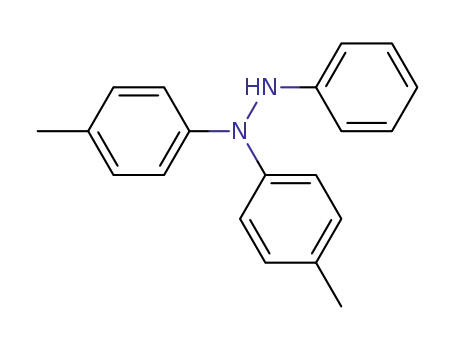 Molecular Structure of 861569-58-6 (<i>N</i>'-phenyl-<i>N</i>,<i>N</i>-di-<i>p</i>-tolyl-hydrazine)