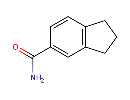 Molecular Structure of 103204-17-7 (5-Indancarboxamide(6CI))