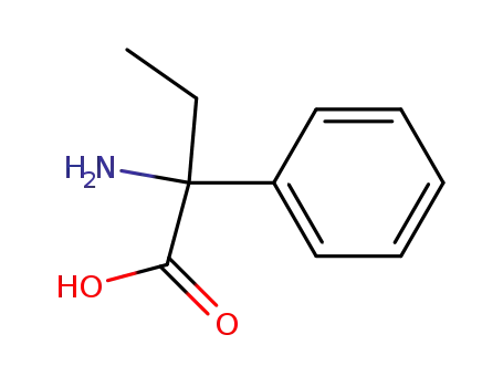 Molecular Structure of 5438-07-3 (2-AMINO-2-PHENYLBUTYRIC ACID)