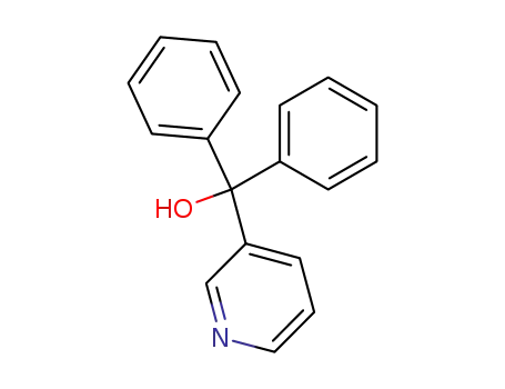 Molecular Structure of 19490-91-6 (diphenyl-pyridin-3-yl-methanol)